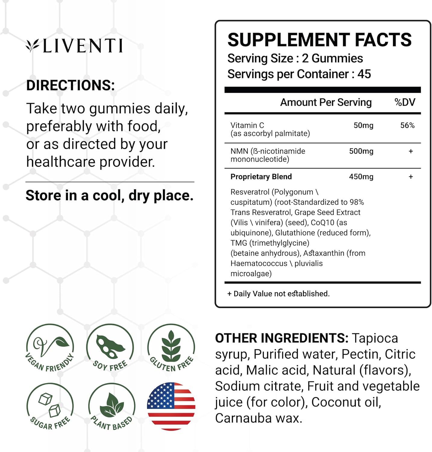 Pure NMN Gummies 1000mg – NAD+ Precursor Blend with Resveratrol, TMG, CoQ10, Quercetin & Vitamin C – Ideal for Energy, Healthy Aging, Daily Wellness, Vitality – Watermelon Lime, 90 Gummies